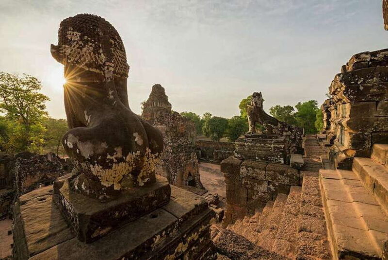 Siem Reap: Grand circle tour Sun set on bakeang hill & Guide - Preah Khan – The Monastery of the Sacred Sword