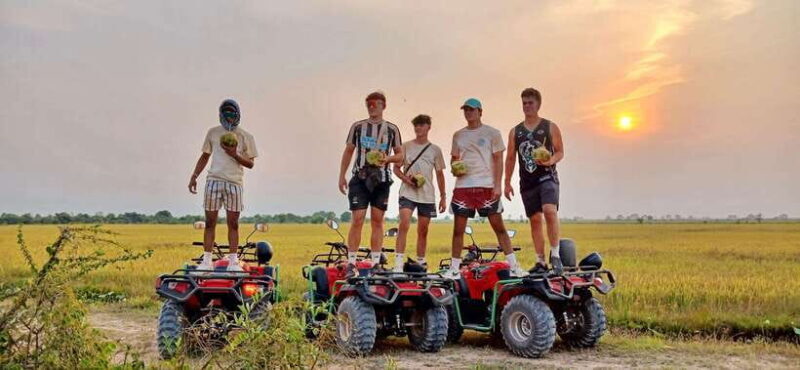 Siem Reap: Quad Bike Adventure with Sunset and Tea Break - Visualize the Experience