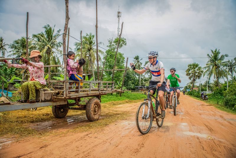 Siem Reap Ultimate Countryside E-Bike Tour - Ending at a monastery