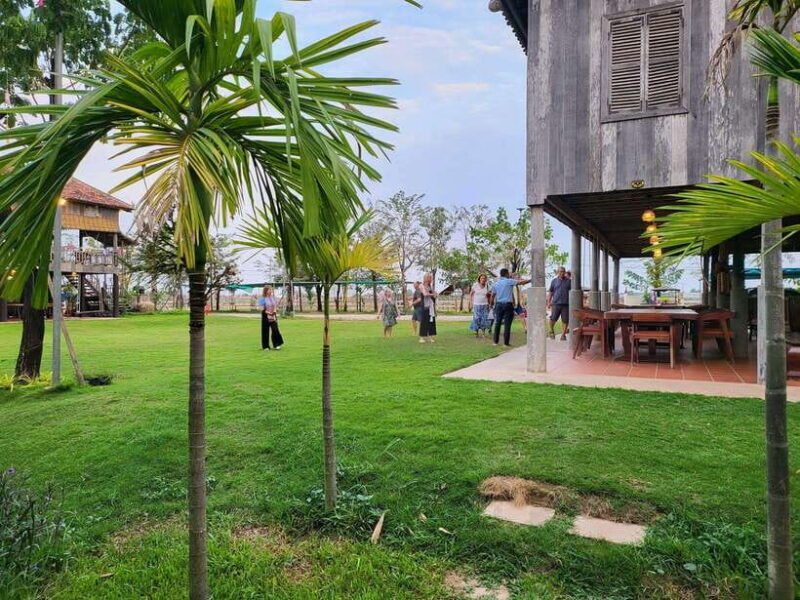 SiemReap Sunset Dinner Riding an Ox-Cart at Rice Paddy Field - A Journey Through Cambodian Village Life