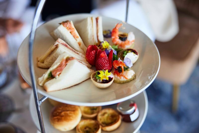 Sightseeing and High Tea Cruise Tour from Sydney Harbour - A shared platter, from prawns to petit fours