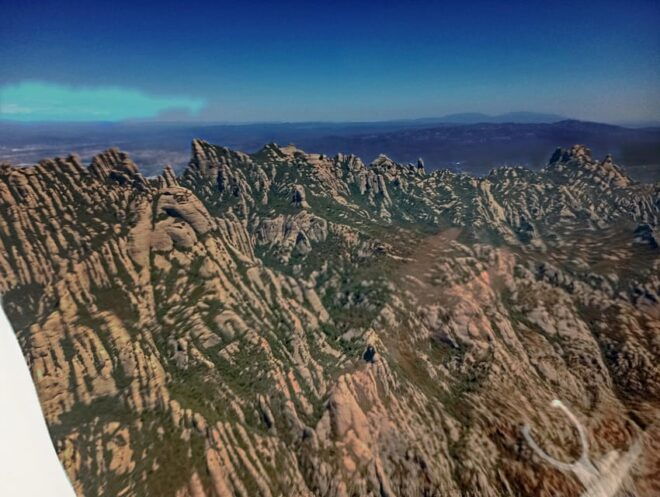 Sightseeing Flight Over Barcelonas Three Jewels - Montserrat Aerial Views