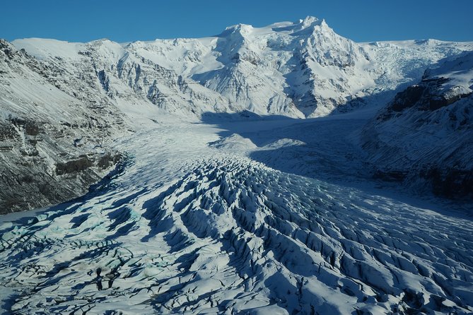 Sightseeing Flight Over Vatnajökull Volcanic Eruption Sites - Spotting Waterfalls During the Flight