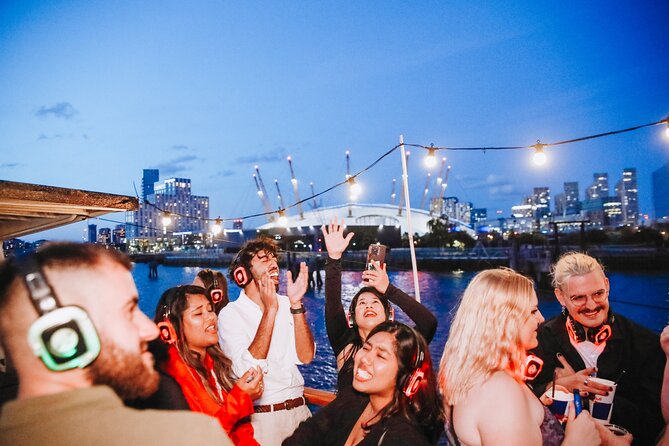 Silent Disco Thames Boat Party - Onboard Facilities and Services