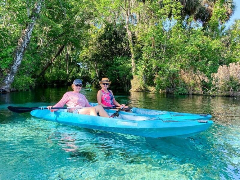 Silver Springs: Glass Bottom Kayak and Wildlife Tour - Good To Know