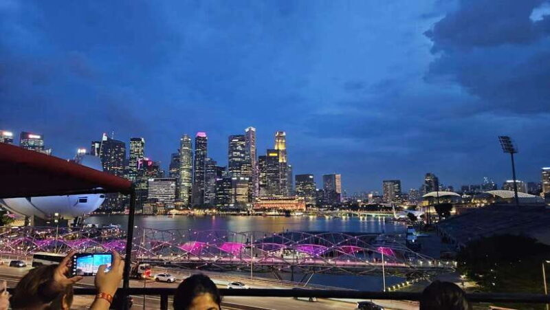 Singapore: Big Bus Night Tour by Open-Top Bus & Live Guide - Practical Tips for Travelers