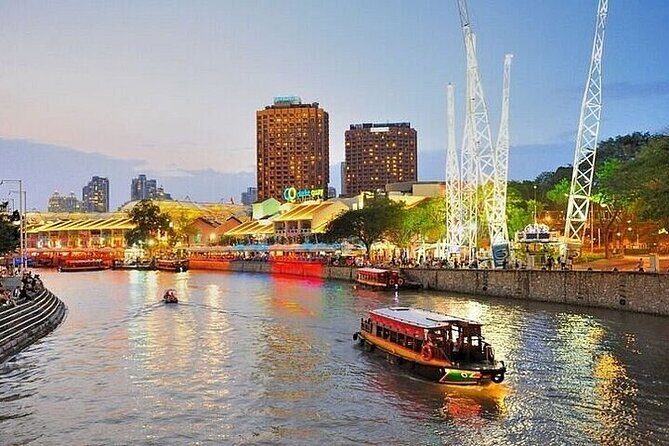Singapore Guided Night Tour with 2 Light Shows & River Cruise - The Convenience of the Pickup and Transport