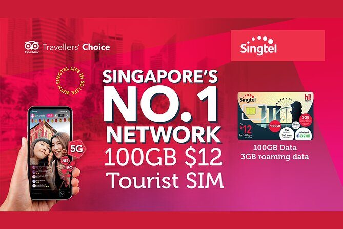 Singapore Singtel Best 5G/4G Tourist SIMs with SG Transport Card - Good To Know