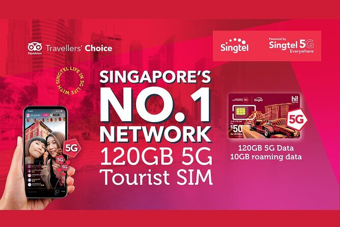 Singapore Singtel Best 5G/4G Tourist SIMs with SG Transport Card - Detailed Exploration of the Tour Experience