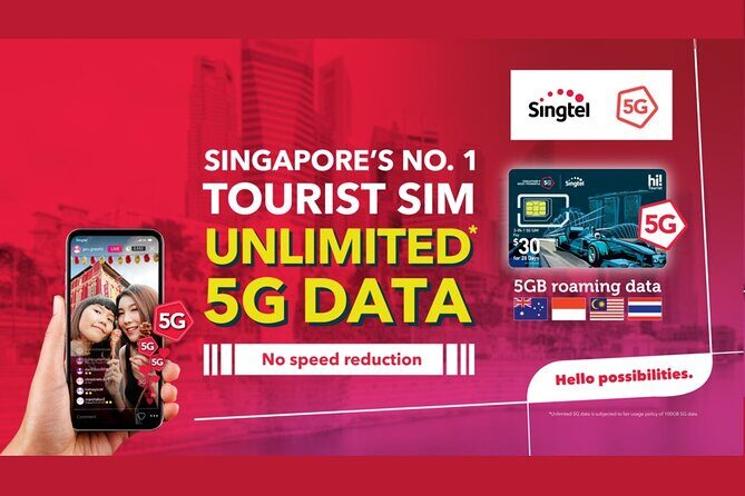 Singapore Singtel Best 5G/4G Tourist SIMs with SG Transport Card - FAQ