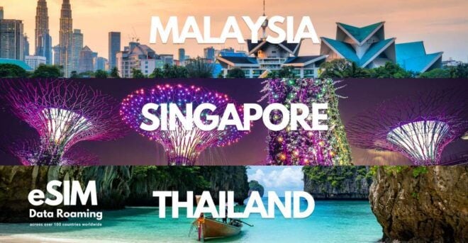 Singapore, Thai & Malaysia Esim: 0.5gb/Daily to 30gb-30days - Purchase Notices