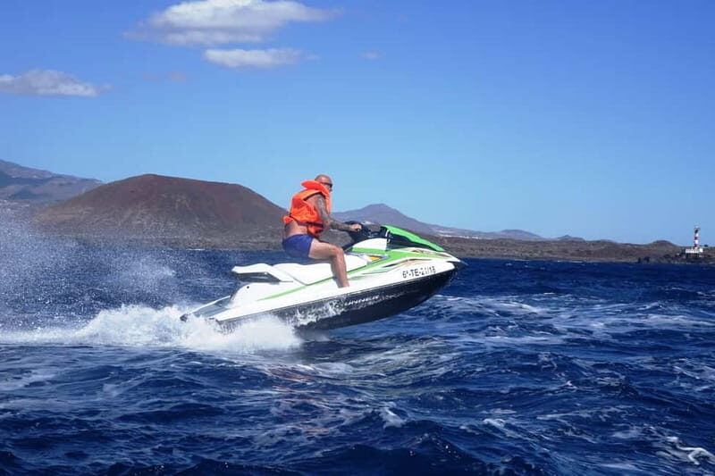 Single Jet Ski Ride with Pickup & Drop-off in Tenerife South - The Itinerary in Detail