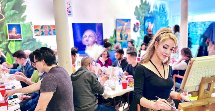 Sip & Paint Team Building Events - Benefits of Sip & Paint Team Building