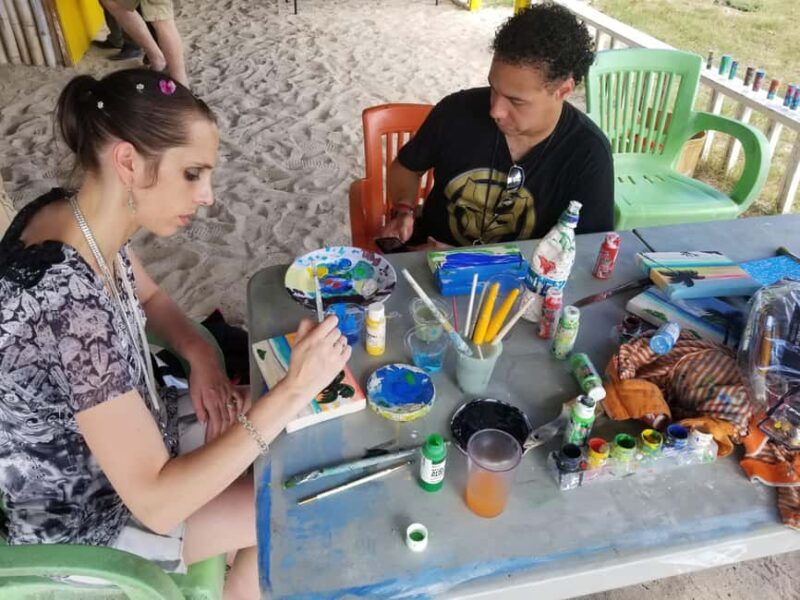 Sip & Paint with lunch on exciting Ffryes Tiki beach Bar - FAQ  