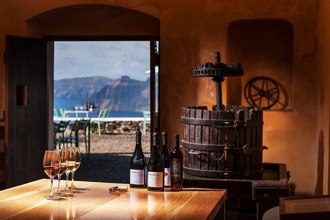 Sip Your Way Around Santorini Private Wine Tour - Santorini Wine Pairing and Food Recommendations