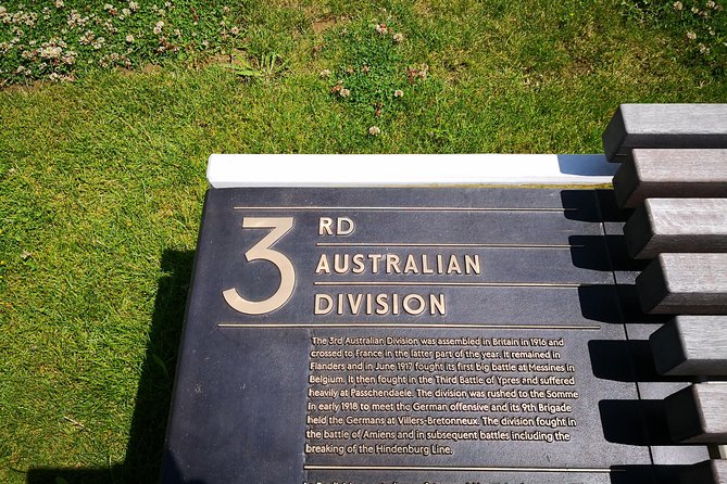 Sir John Monash Centre in the Somme From Paris Aboard a Van (4/7 Pax) - Customer Support