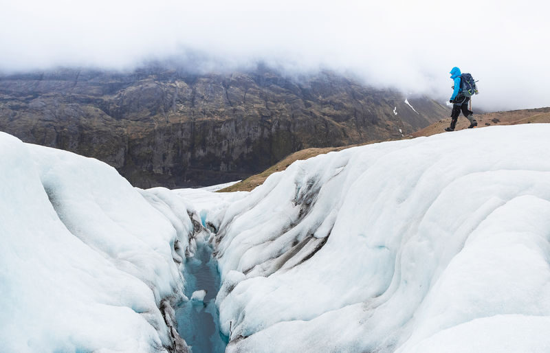 Skaftafell Falljökull Glacier Discovery Hike - Walking among crevasses and ice formations