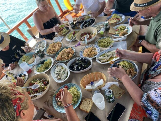 Skiathos: 50ft. Traditional Wooden Boat With Lunch Onboard - Boat Amenities