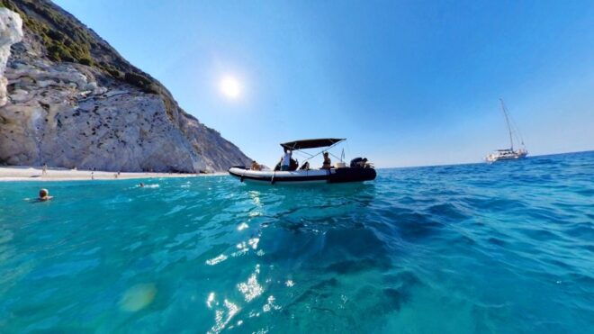 Skiathos: Private Day Cruise With a Speed Boat Around Island - Additional Information and Location Details