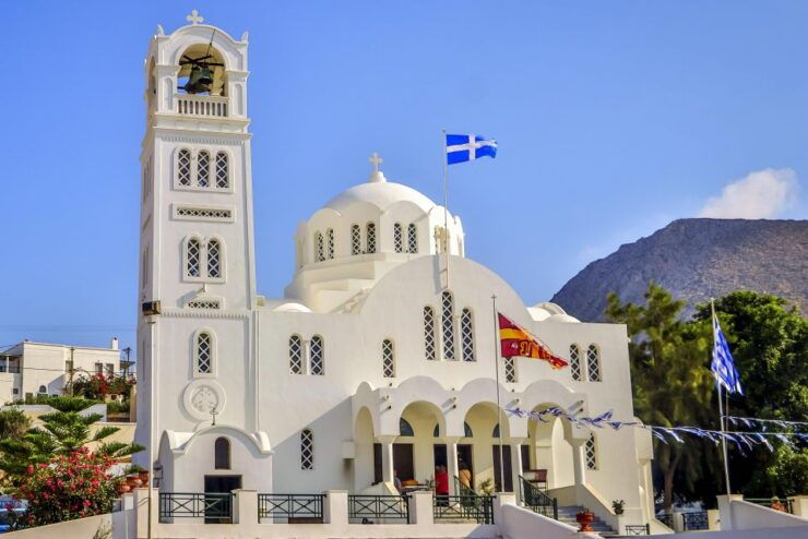 Skip Cable Car Santorini Shore Excursion With Boat Transfers - Itinerary Highlights