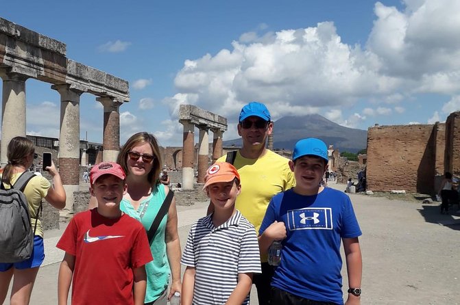 Skip-the-line Private Tour of Pompeii for Kids and Families - End Point and Cancellation Policy