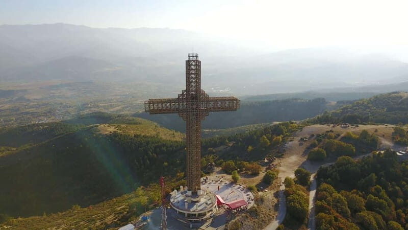 Skopje: Vodno, Millennium Cross, Panteleimon & Matka Canyon - Starting with Vodno Mountain and the Millennium Cross  