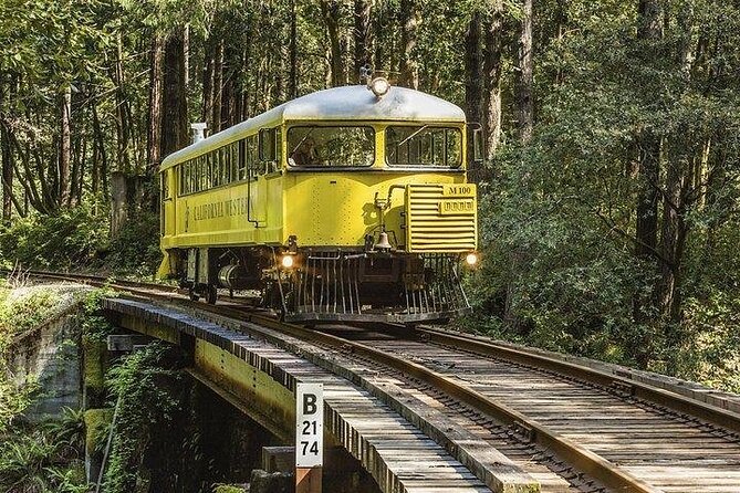 Skunk Train: Pudding Creek Express From Fort Bragg - Exploring the Area Near Glen Blair Junction