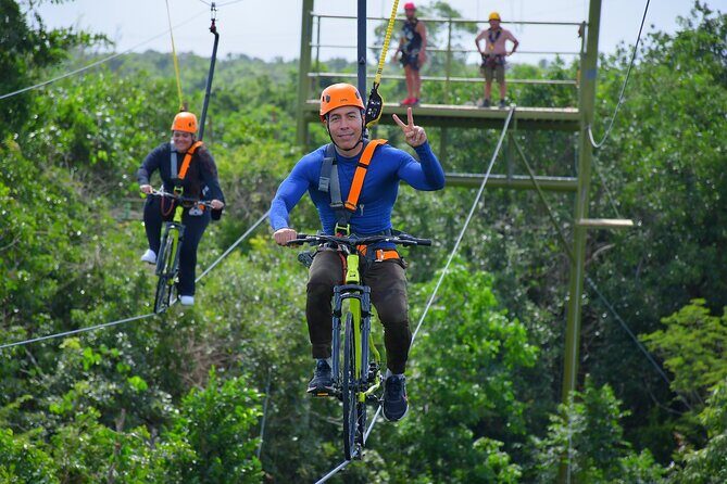 Sky Trail: Sky Bike, Tarzania, Bungee Swing & Zip Line with lunch - An Exciting Look at the Sky Trail Adventure in Cancun