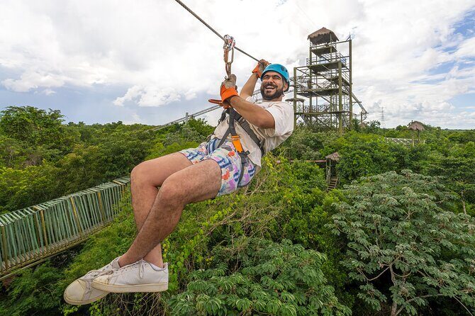 Sky Trail: Sky Bike, Tarzania, Bungee Swing & Zip Line with lunch - Good To Know