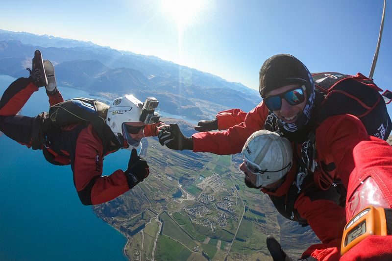 Skydive Queenstown Experience by NZONE - A Queenstown view with a very short countdown
