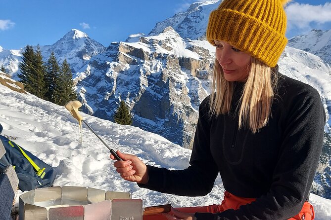 Sledding With Cheese Fondue - Enjoy the Swiss Chocolate Dessert