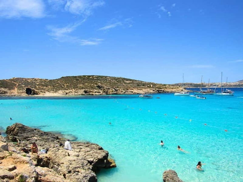 Sliema: Comino Blue Lagoon Half Day - The Santa Maria Caves and Pass by St. Paul’s Islands
