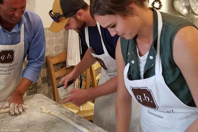 Small Group Cooking Class in Sorrento With Prosecco & Tiramisù - Inclusions and Sample Menu