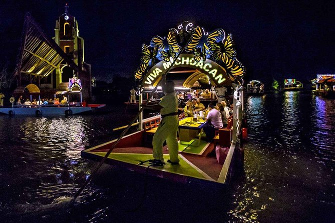 Small-Group Half-Day Nighttime Trajineras Cruise in Cancun  - Tulum - Cruise Highlights