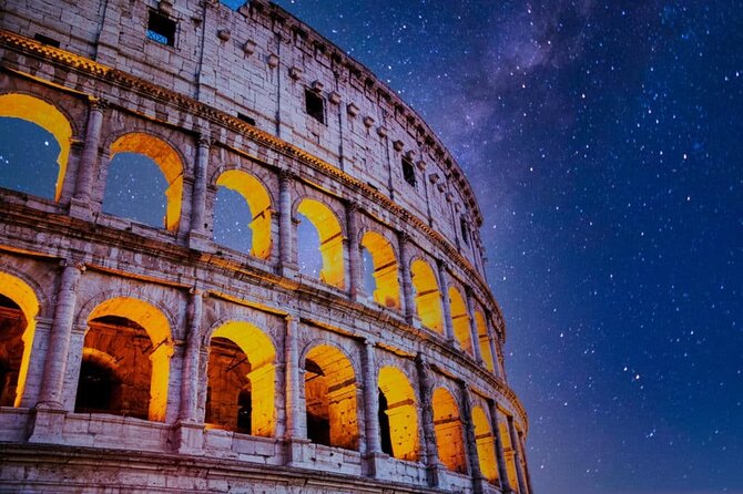 Small Group Panoramic Night Tour by Car of Rome - Booking Information