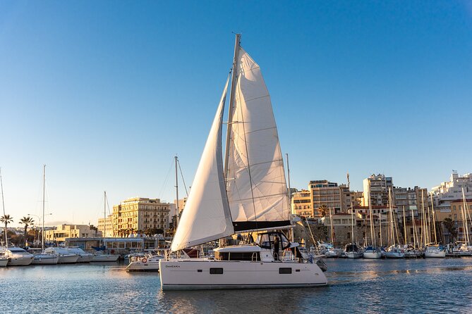 Small Group Santorini Catamaran Cruise up to 15pax With BBQ - Cruise Overview