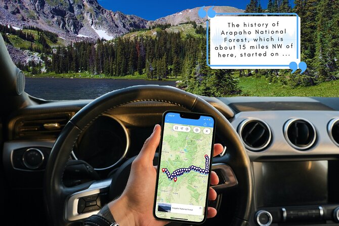 Smartphone Driving Tour Between Boulder and Vail / Breckenridge - Route Highlights