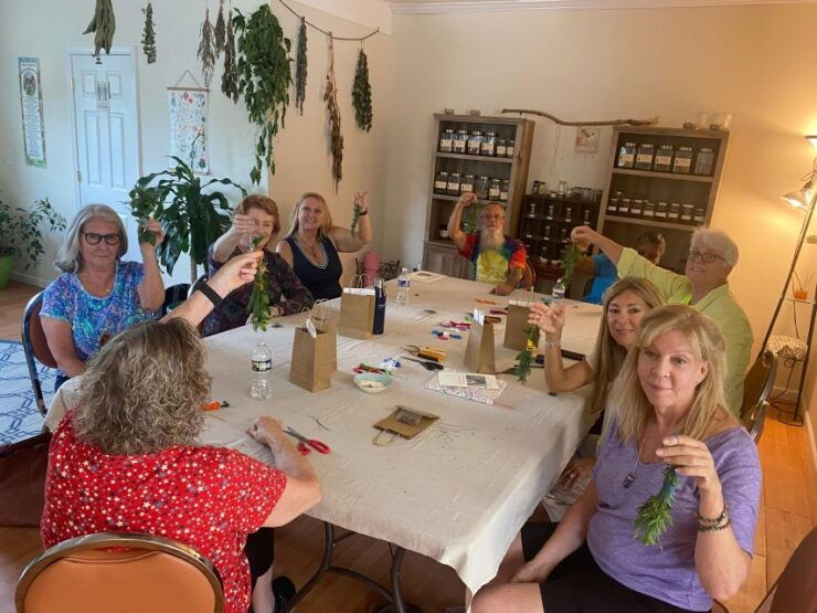 Smoke Bundle Making Workshop Near Asheville - Workshop Activities