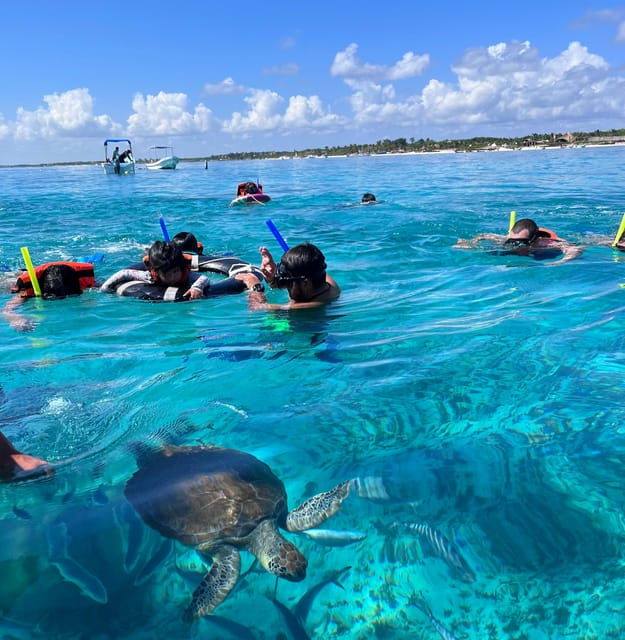 SNORKEL IN TULUM REEF, BOAT RIDE AND CALETA - Inclusions and Exclusions