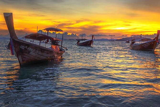Snorkeling and Sunset to Krabi 7 Islands by Longtail Boat Buffet BBQ Dinner - Scenic Limestone Cliffs