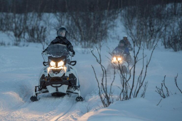 Snowmobile Adventure Abisko (Shared) - Safety-Focused Snowmobile Excursions