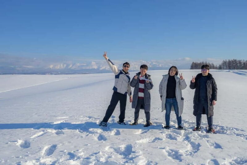 Snowshoeing on a Sparkling Biei Hill & Winter Cafe Time - Exploring Snowshoeing on a Sparkling Biei Hill & Winter Cafe Time