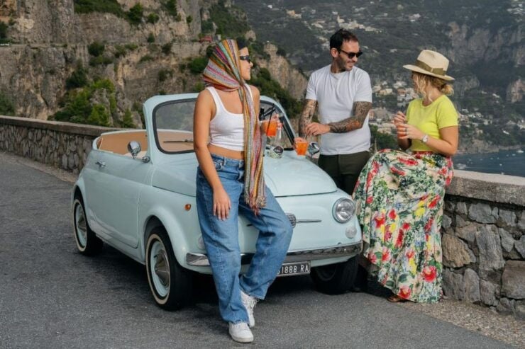Sorrento and Amalfi Coast: Tour in Fiat 500 Spiaggina - Activity Description