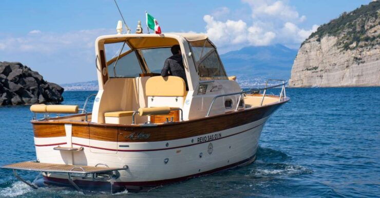Sorrento: Capri White Grotto & Blue Grotto Private Boat Trip - Itinerary