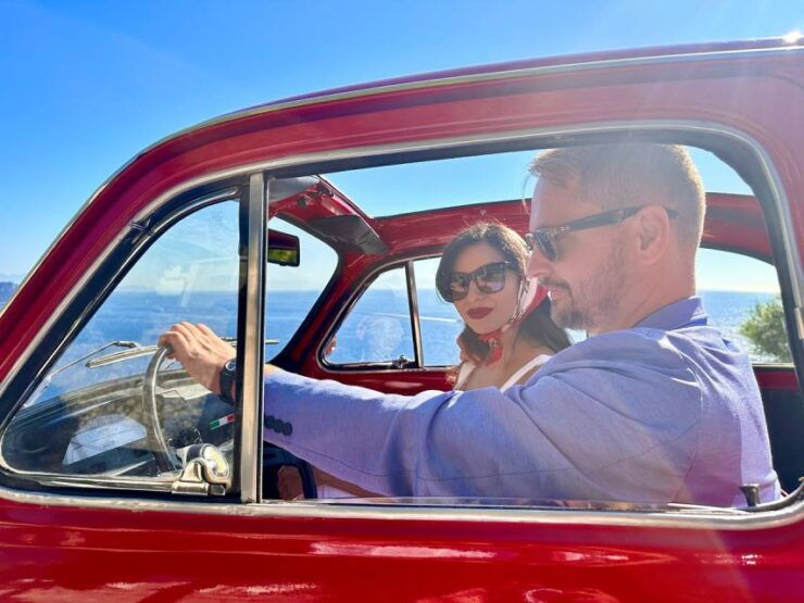 Sorrento Coast Couples Photo Tour by Vintage Fiat 500 - Highlights