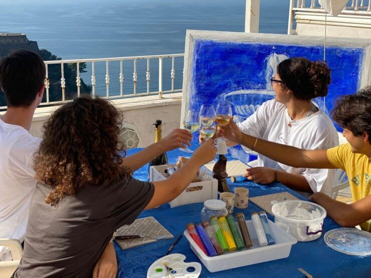 Sorrento Peninsula: Fresco Painting & Aperitivo Seaview - Experience Highlights