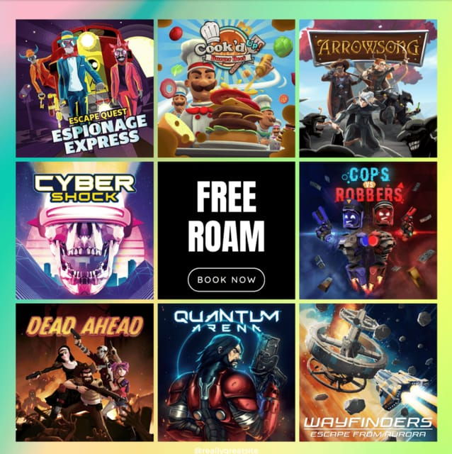 Soulvaria: Free Roam Virtual Reality Arena (2 - 8 Players) - Cutting-edge Visuals and Sound