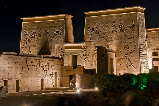 Sound And Light Show at Philae Temple in Aswan - Temple Illumination