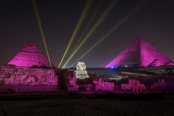 Sound and Light Show at the Pyramids Private Tour With Dinner - Exclusions