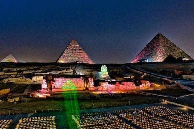 Sound & Light Show at Giza Pyramids With Dinner - Location and Transportation